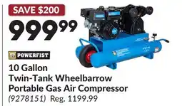 Princess Auto 10 Gallon Twin-Tank Wheelbarrow offer