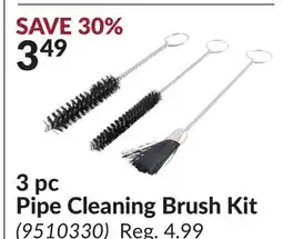 Princess Auto 3 pc Pipe Cleaning Brush Kit offer