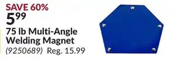 Princess Auto 75 lb Multi-Angle Welding Magnet offer