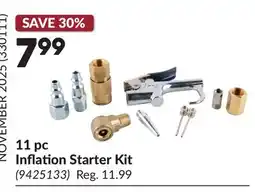 Princess Auto 11 pc Inflation Starter Kit offer