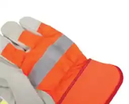 Princess Auto Orange Large High-Vis Reflective Work Gloves offer