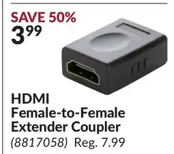 Princess Auto HDMI Female-to-Female Extender Coupler offer