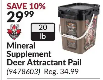 Princess Auto Mineral Supplement Deer Attractant Pail offer