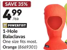 Princess Auto 1-Hole Balaclavas offer