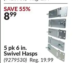 Princess Auto 5 pk 6 in. Swivel Hasps offer
