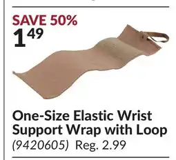 Princess Auto One-Size Elastic Wrist Support Wrap with Loop offer