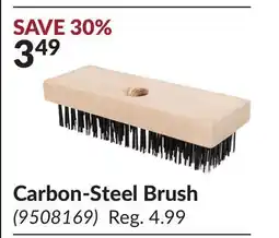 Princess Auto Carbon-Steel Brush offer