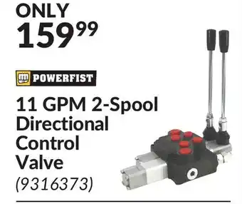 Princess Auto 11 GPM 2-Spool Directional Control Valve offer