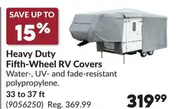 Princess Auto Heavy Duty Fifth-Wheel RV Covers offer