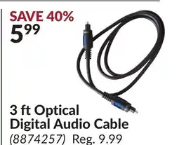 Princess Auto 3 ft Optical Digital Audio Cable offer