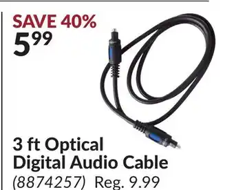 Princess Auto 3 ft Optical Digital Audio Cable offer