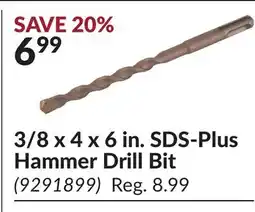 Princess Auto 3/8 x 4 x 6 in. SDS-Plus Hammer Drill Bit offer