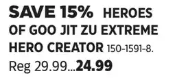 Canadian Tire HEROES OF GOO JIT ZU EXTREME HERO CREATOR offer