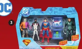 Canadian Tire DC COMICS SUPERMAN LUTHORCORP LAB ACTION FIGURE SET offer