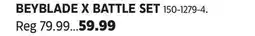 Canadian Tire BEYBLADE X BATTLE SET offer