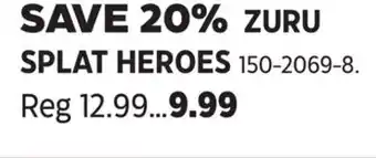 Canadian Tire ZURU SPLAT HEROES offer