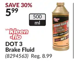 Princess Auto DOT 3 Brake Fluid offer