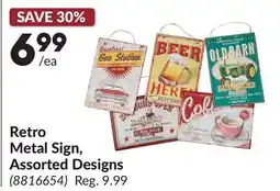 Princess Auto Retro Metal Sign, Assorted Designs offer