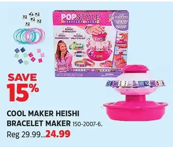 Canadian Tire COOL MAKER HEISHI BRACELET MAKER offer