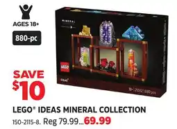 Canadian Tire LEGO IDEAS MINERAL COLLECTION offer