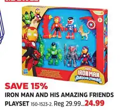 Canadian Tire IRON MAN AND HIS AMAZING FRIENDS PLAYSET offer