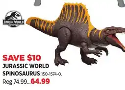 Canadian Tire JURASSIC WORLD SPINOSAURUS offer