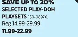 Canadian Tire SELECTED PLAY-DOH PLAYSET offer