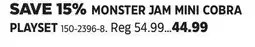Canadian Tire MONSTER JAM MINI COBRA PLAYSET offer
