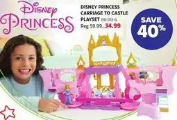 Canadian Tire DISNEY PRINCESS CARRIAGE TO CASTLE PLAYSET offer