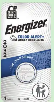 Canadian Tire ENERGIZER CR2032 3V LITHIUM COIN CELL BATTERY, 1-PK offer