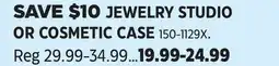 Canadian Tire JEWELRY STUDIO OR COSMETIC CASE offer