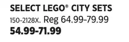 Canadian Tire SELECT LEGO CITY SETS offer