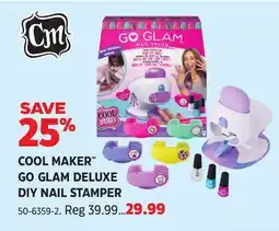 Canadian Tire COOL MAKER GO GLAM DELUXE DIY NAIL STAMPER offer