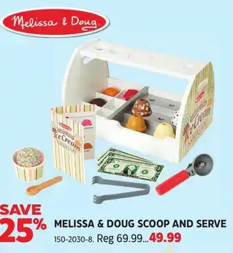 Canadian Tire Melissa & Doug Scoop and Serve offer
