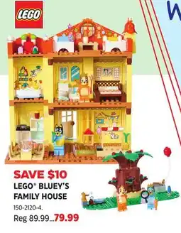Canadian Tire LEGO BLUEY'S FAMILY HOUSE offer