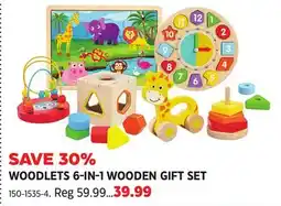 Canadian Tire WOODLETS 6-IN-1 WOODEN GIFT SET offer