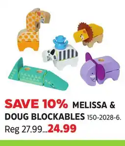 Canadian Tire MELISSA & DOUG BLOCKABLES offer