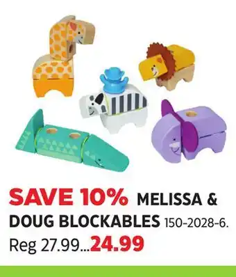 Canadian Tire MELISSA & DOUG BLOCKABLES offer