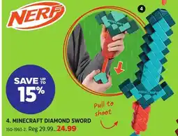 Canadian Tire MINECRAFT DIAMOND SWORD offer
