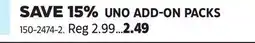 Canadian Tire UNO ADD-ON PACKS offer