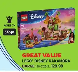 Canadian Tire LEGO DISNEY KAKAMORA BARGE offer