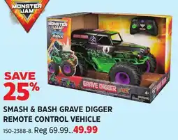 Canadian Tire SMASH & BASH GRAVE DIGGER REMOTE CONTROL VEHICLE offer
