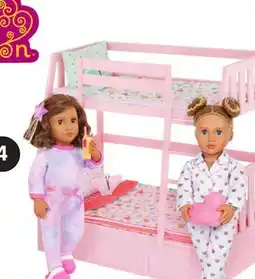 Canadian Tire OUR GENERATION BUNK BED WITH ACCESSORIES offer