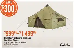 Cabela's Cabela's Ultimate Alaknak Outfitter Tents offer