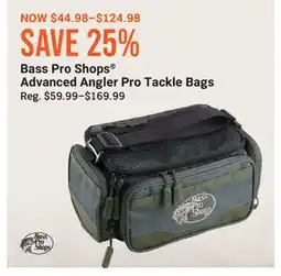 Cabela's Bass Pro Shops Advanced Angler Pro Tackle Bags offer