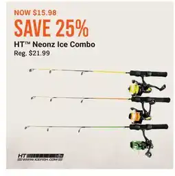 Cabela's HT Neonz Ice Combo offer