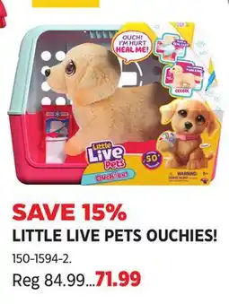 Canadian Tire LITTLE LIVE PETS OUCHIES! offer
