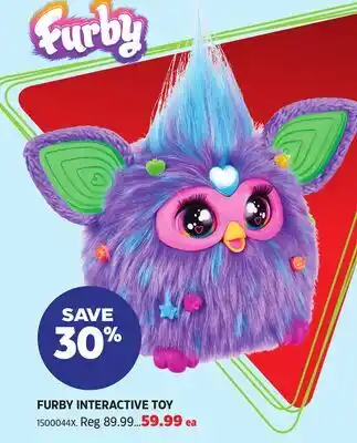 Canadian Tire Hasbro FURBY INTERACTIVE TOY offer