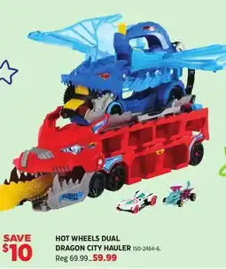 Canadian Tire HOT WHEELS DUAL DRAGON CITY HAULER offer