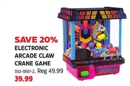 Canadian Tire ELECTRONIC ARCADE CLAW CRANE GAME offer